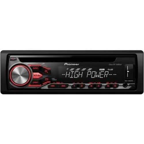 PIONEER MVH-S420BT 1-DIN Receiver with Bluetooth, Red Illumination, USB,  Spotify, Pioneer Smart Sync App and Compatible with Apple and Android